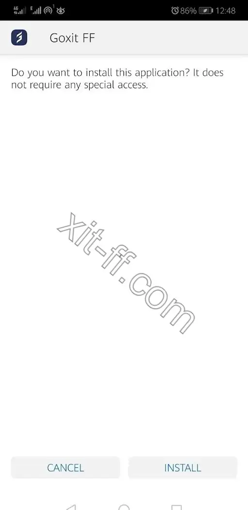 Screenshot of Xit FF Custom Settings Apk